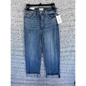 Joe's Jeans The Margot Cuffed Straight Jean Women's Size 27 $198 MSRP NWT